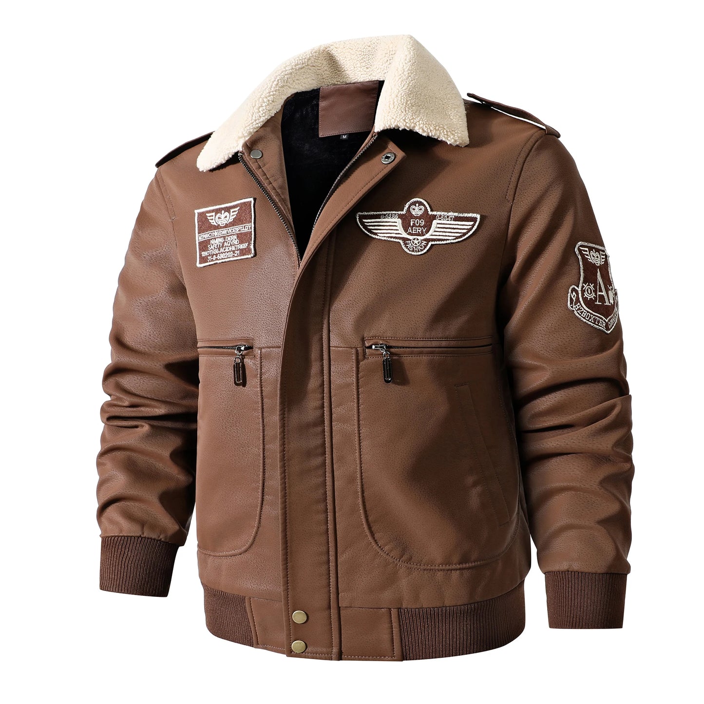Men's Motorcycle Leather Jacket Vintage
