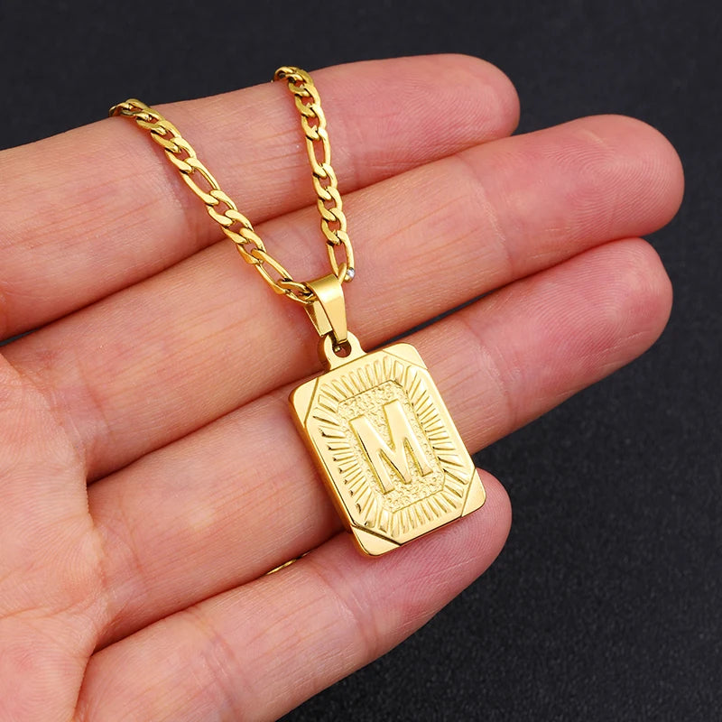 Initial Letter  Necklace