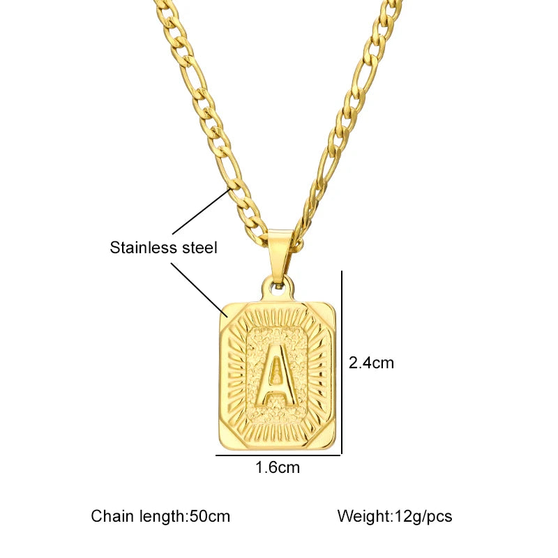 Initial Letter  Necklace