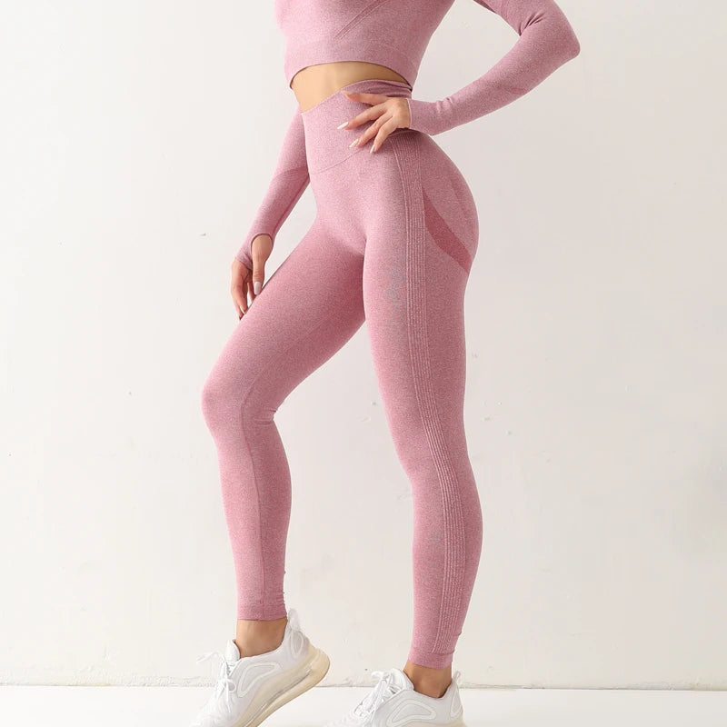Sport Seamless Leggings High Waist & Push Up.