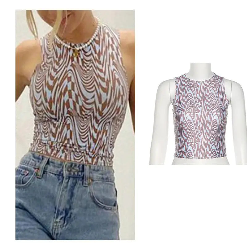 Sexy Vintage  Crop Top