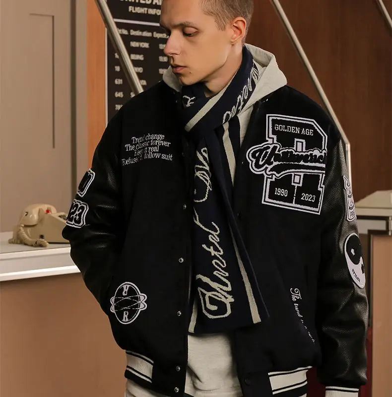 Men's American style jacket Y2K retro