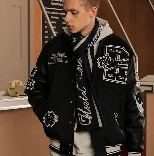 Men's American style jacket Y2K retro