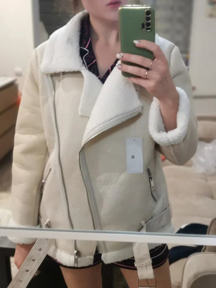 Winter Coats Women - Leather Jacket