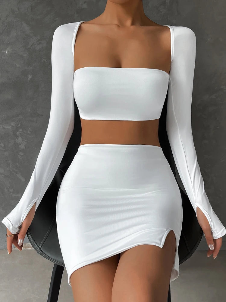 Sexy White Mini Dress