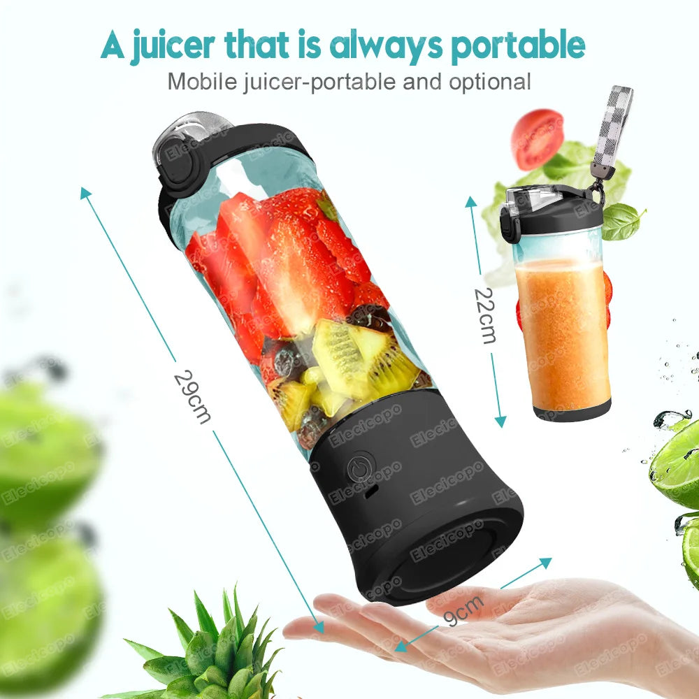 Portable smoothie blender