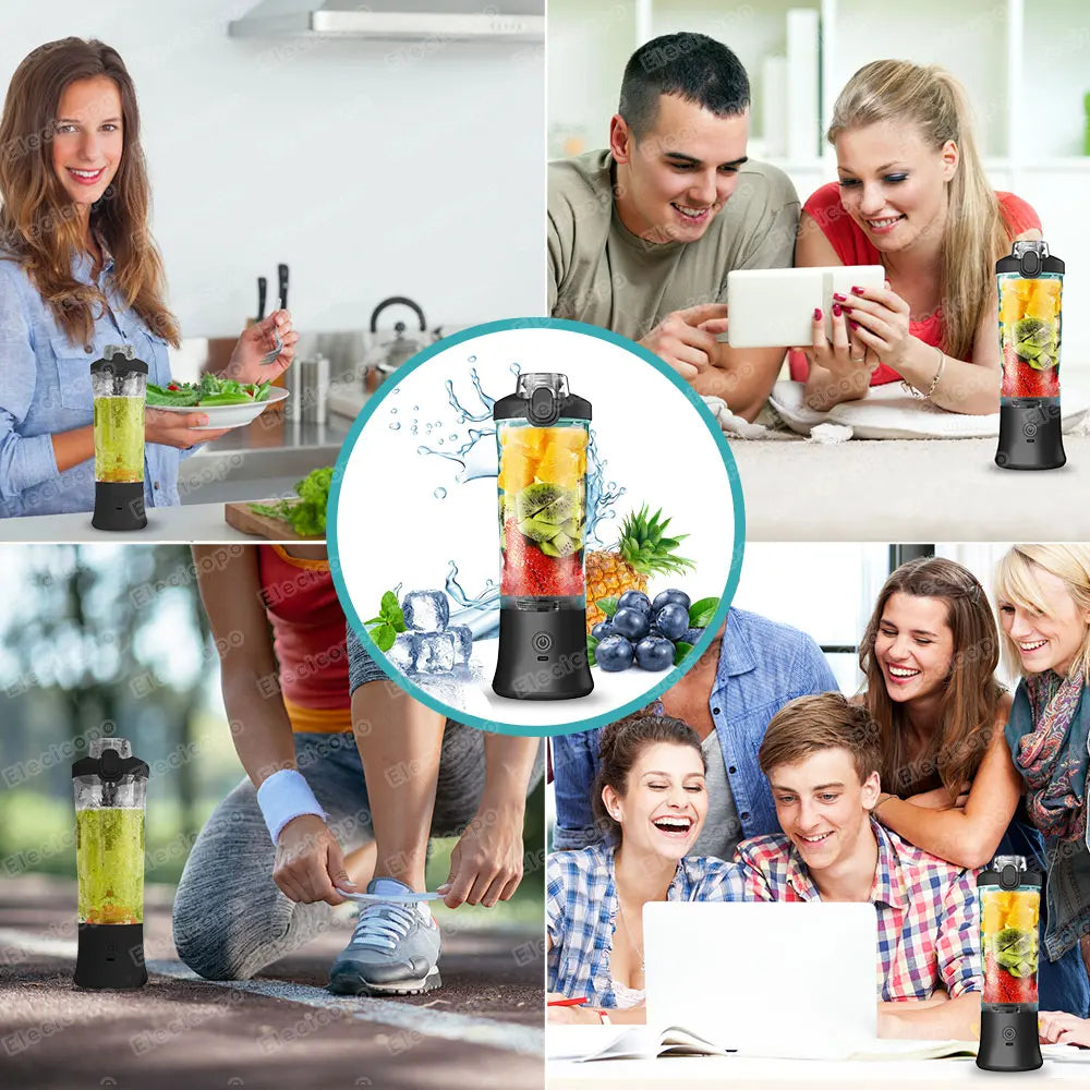 Portable smoothie blender