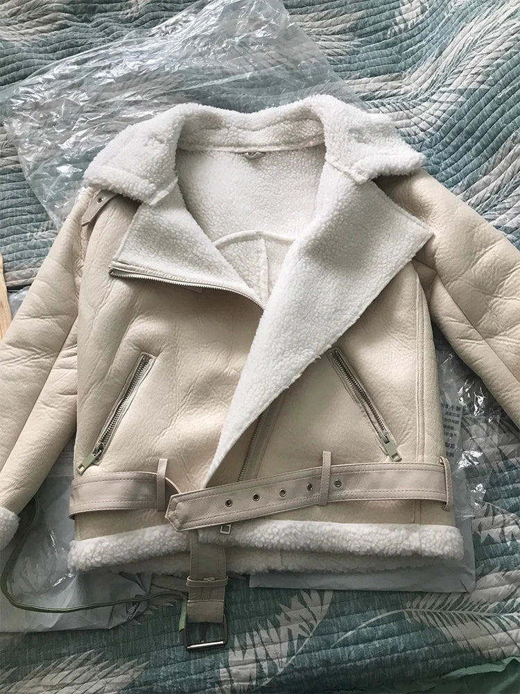 Winter Coats Women - Leather Jacket
