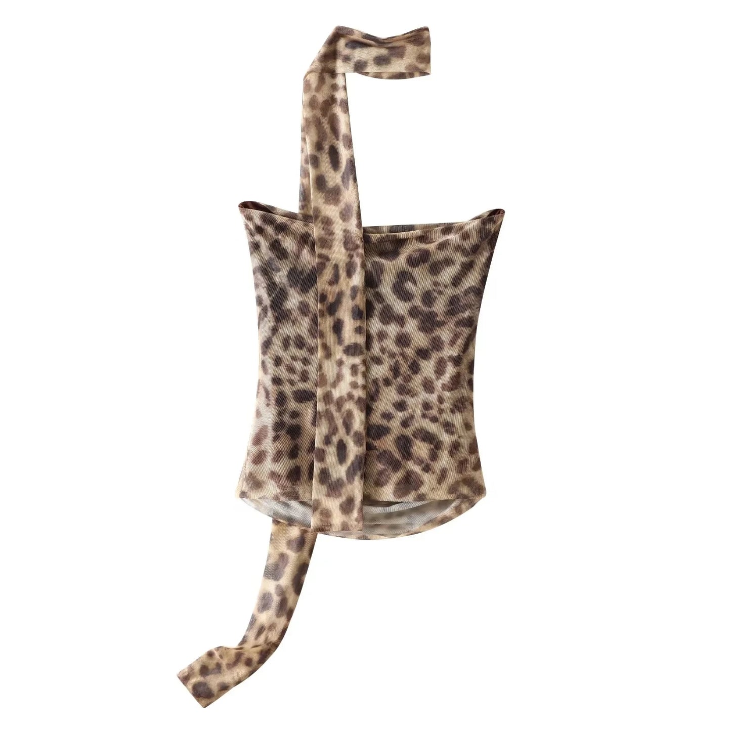 Leopard Crop Top