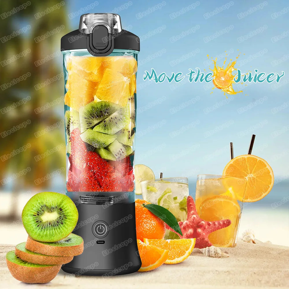 Portable smoothie blender